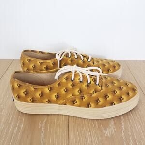 Keds | Todd Oldham for Keds Yellow Sneakers Shoes 9.5 Flower